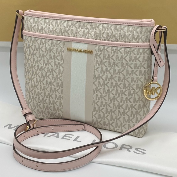Michael Kors Handbags - MICHAEL KORS BEDFORD SMALL NS CROSSBODY POWDER BL